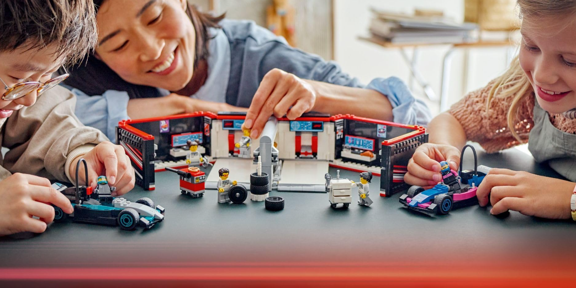 Bring this F1 garage + Mercedes-AMG & Alpine cars to LEGO Cityscapes for $60