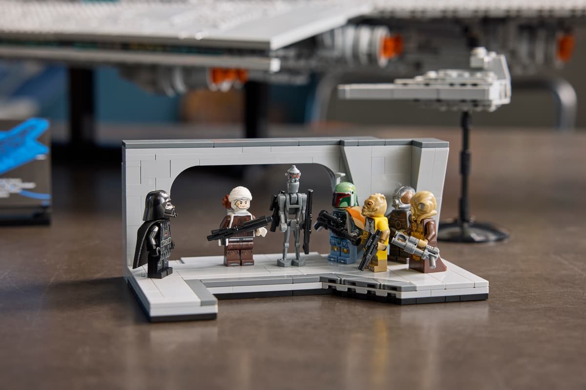 A group of toy figures