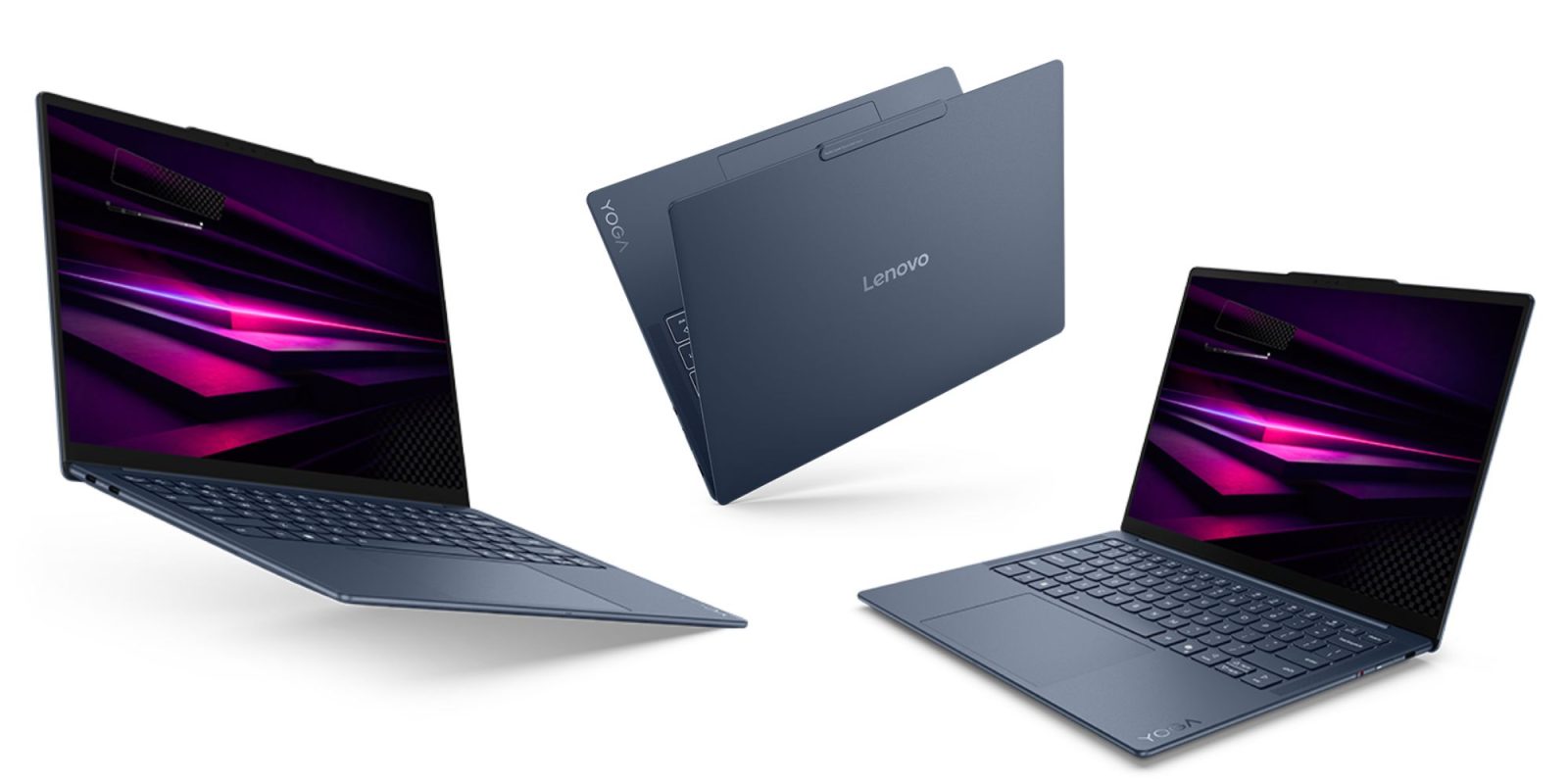 A group of laptops with different angles