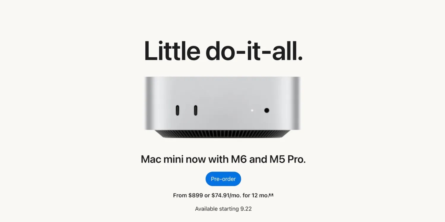 New M6 Mac mini: Amazon now offering first discount on the most affordable model