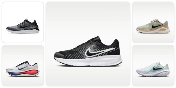 A black and white shoe