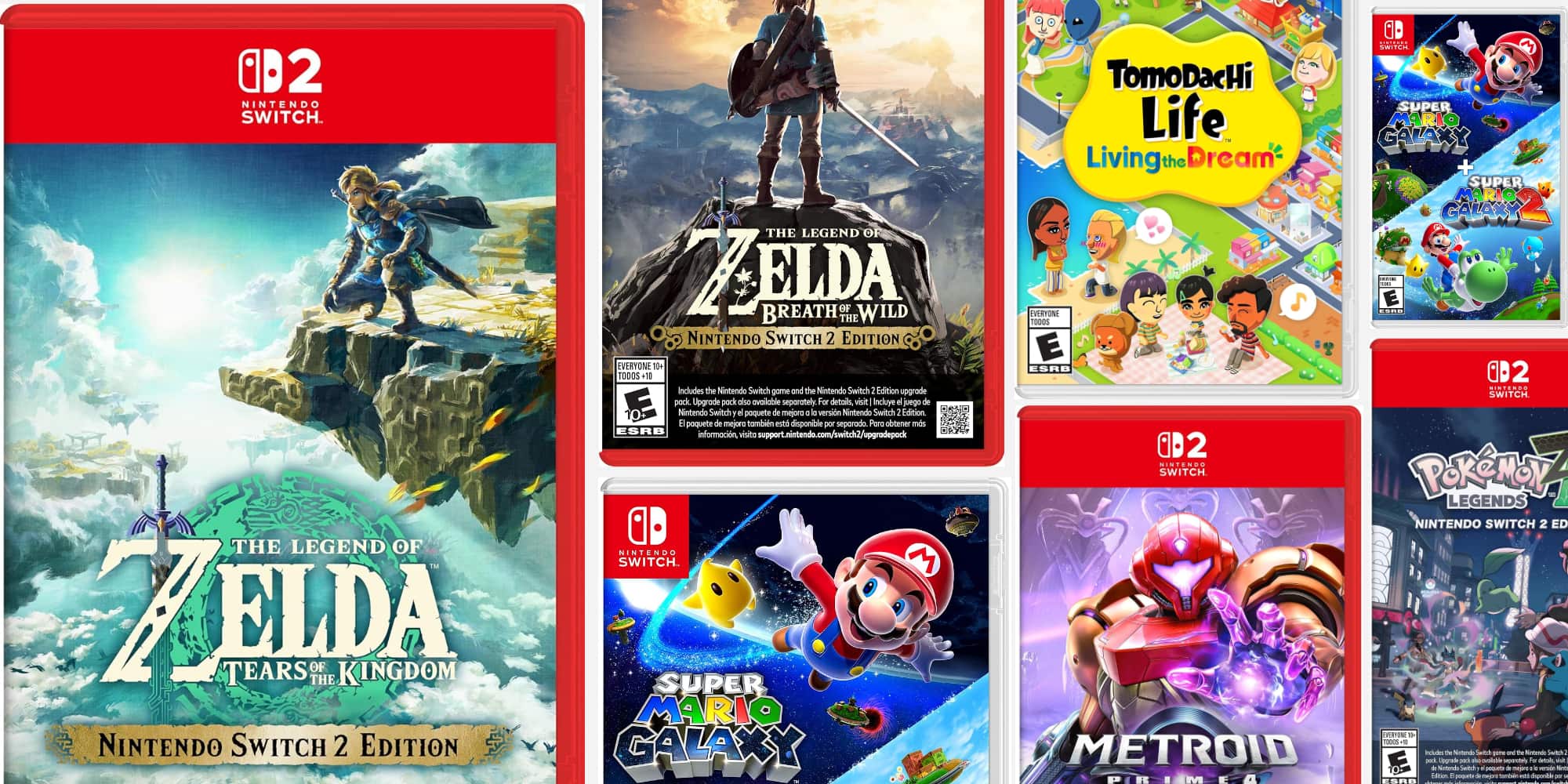 A group of video game cases