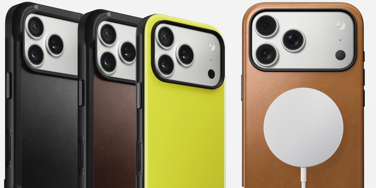 A group of cell phones with multiple cameras