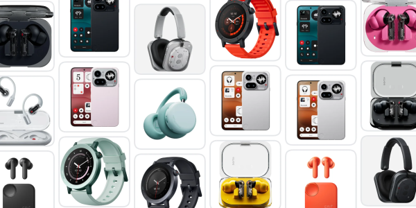 A collage of different electronic devices