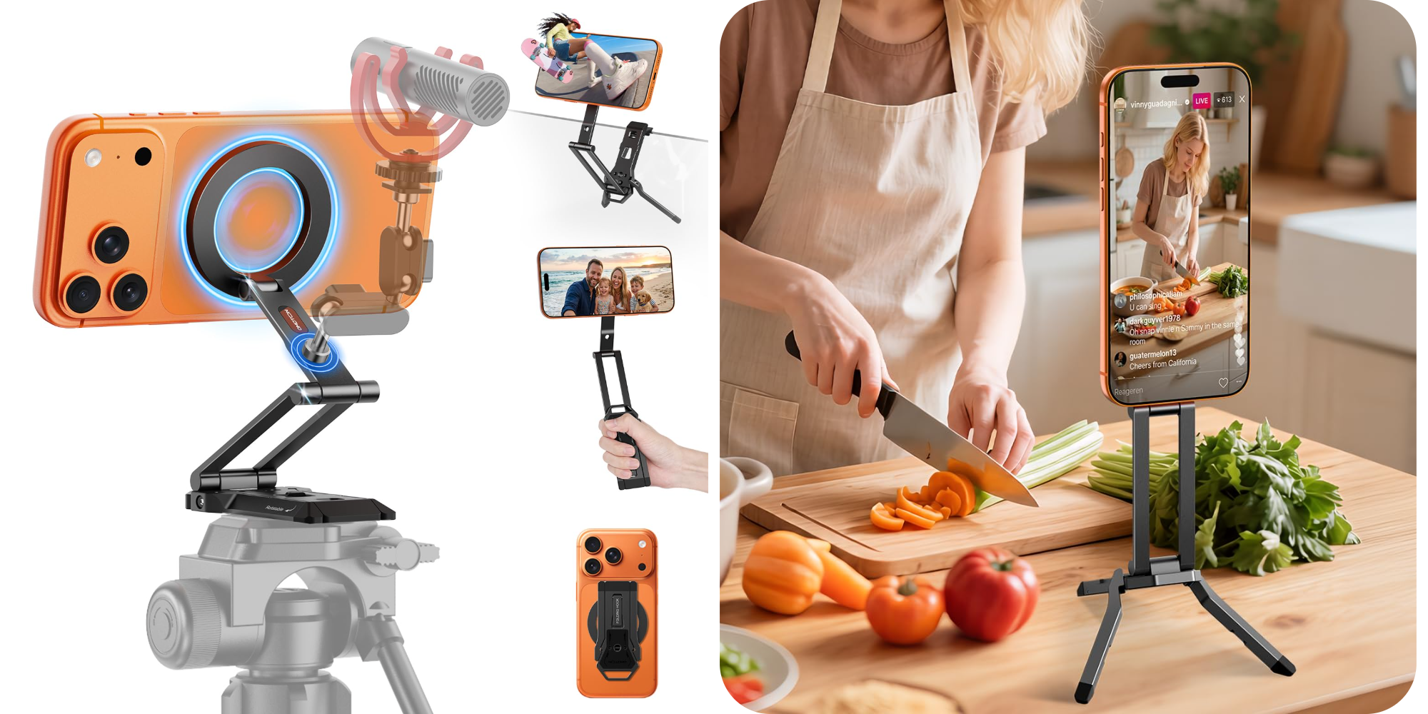 This MagSafe accessory is a stand, tripod, selfie stick, and more, grab it down at $20