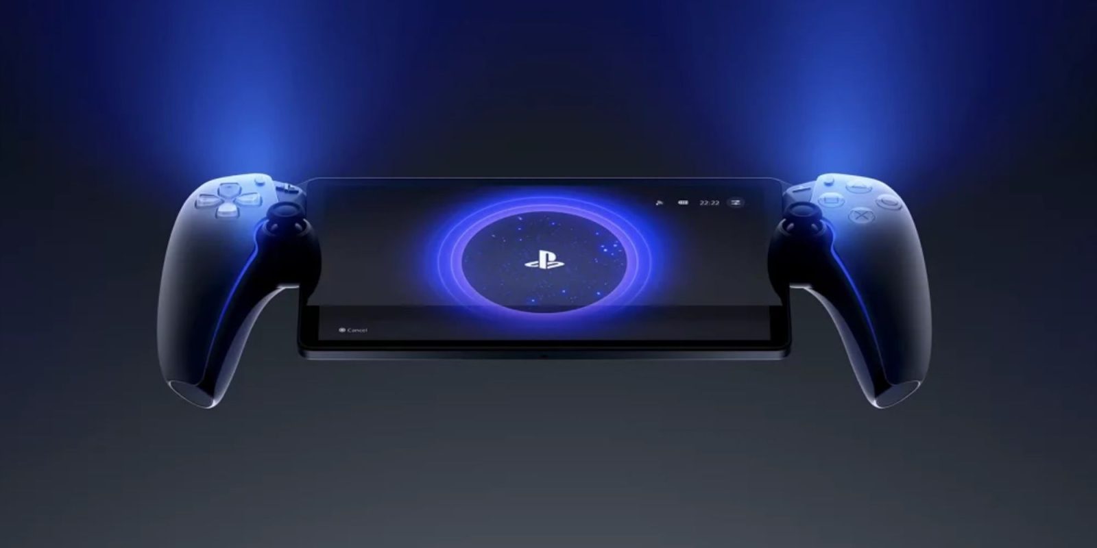 A tablet with two controllers