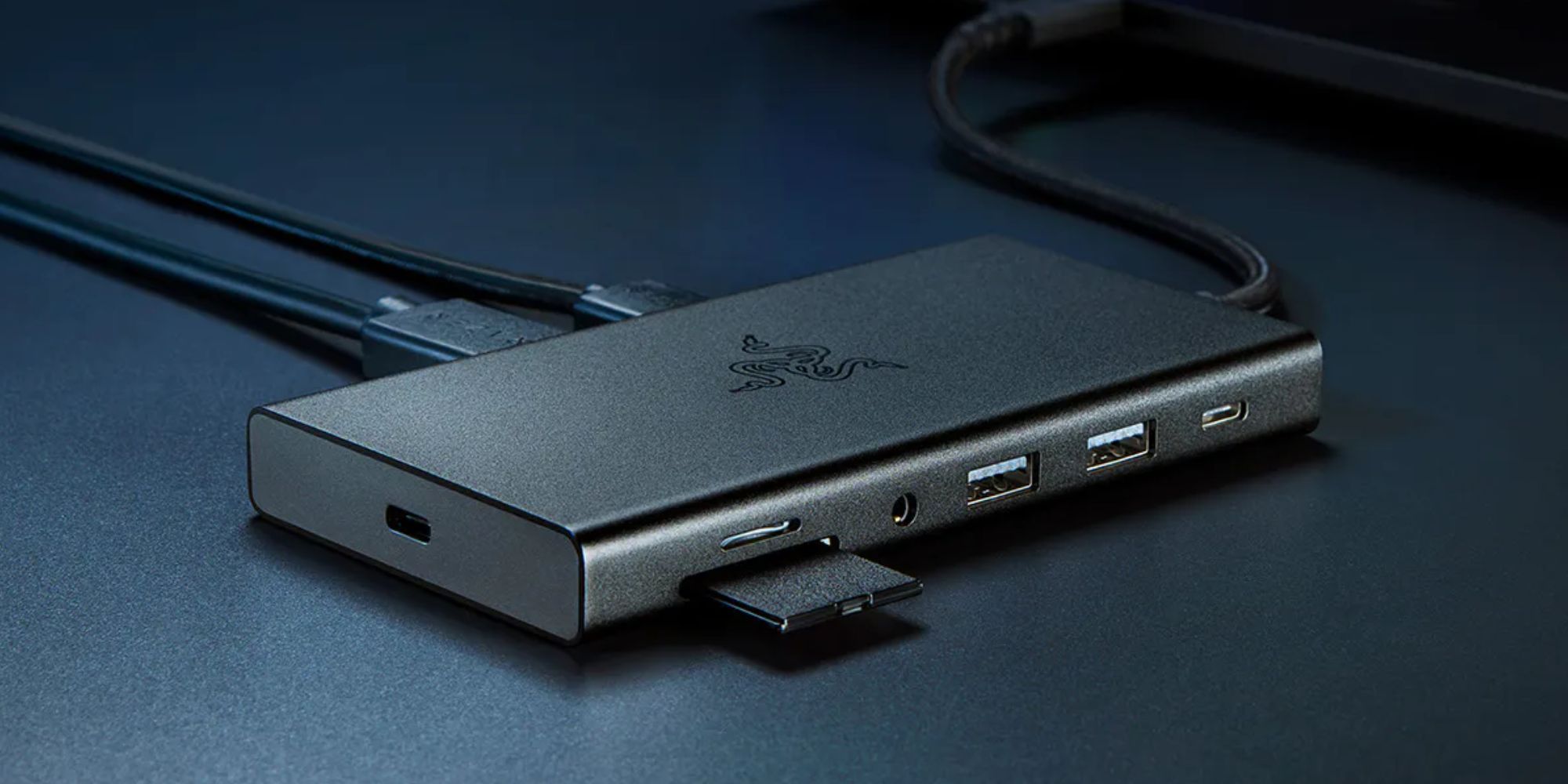 A black device with usb ports
