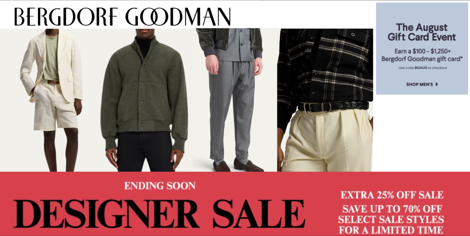 A collage of men's clothes