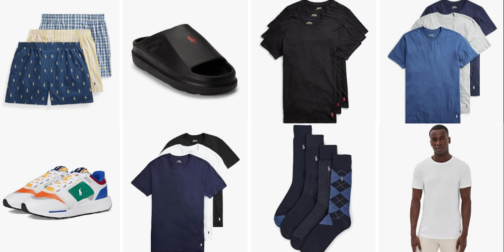 Score up to 50% off Polo Ralph Lauren basics, shoes, more