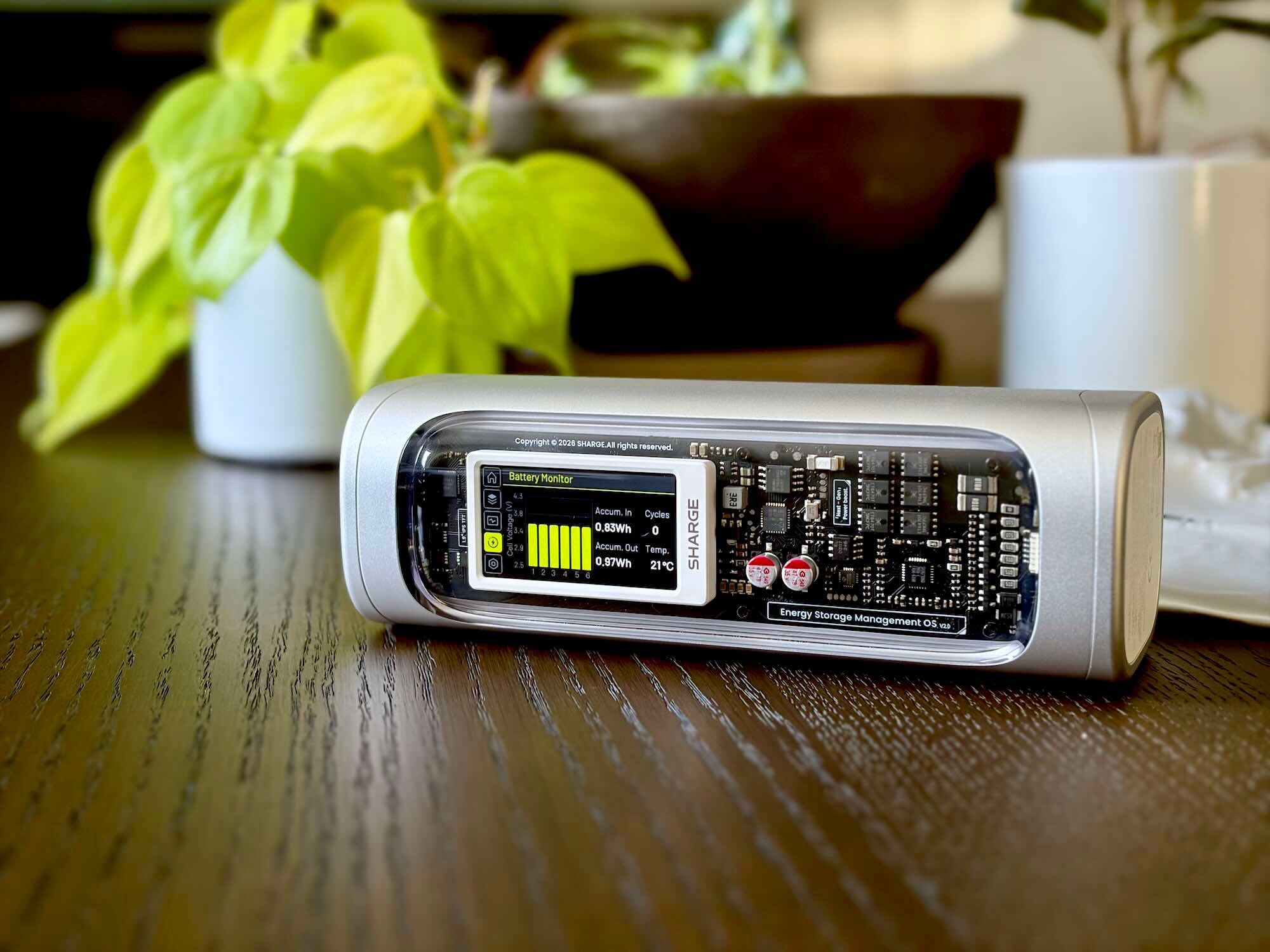 A device on a table