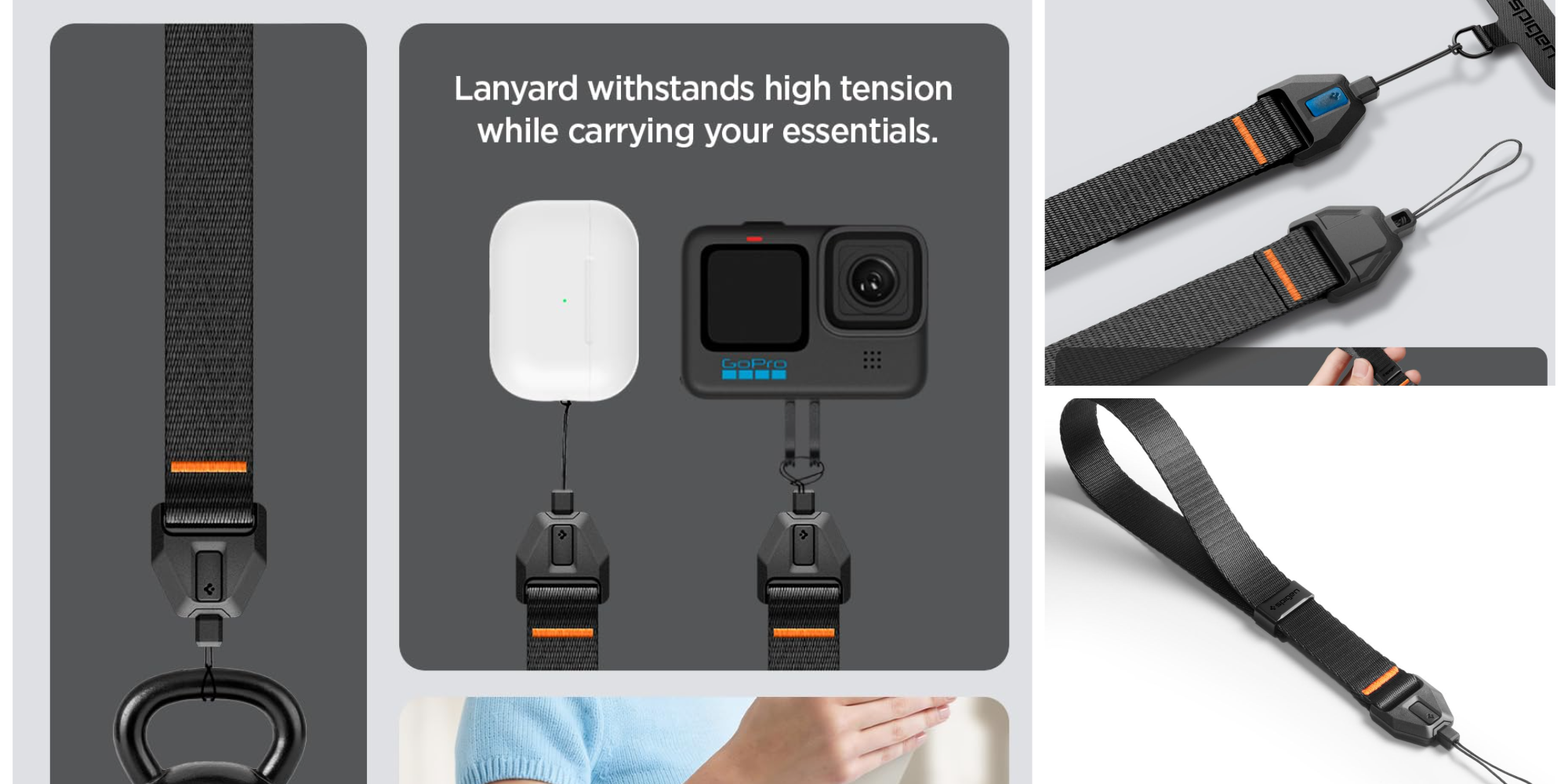 Spigen’s Adjustable Lanyard Wrist Strap for your phone, keys, or camera now at $17 all-time low