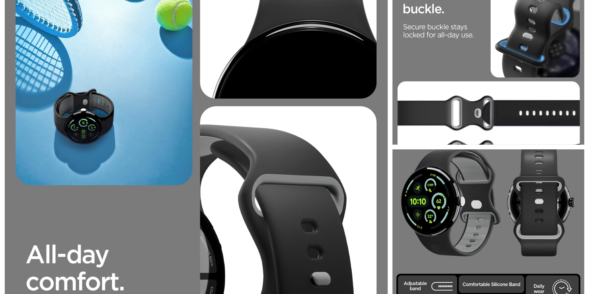 Spigen Nano Sport Band for Google Pixel Watch 3/4/5 is down at $17 today
