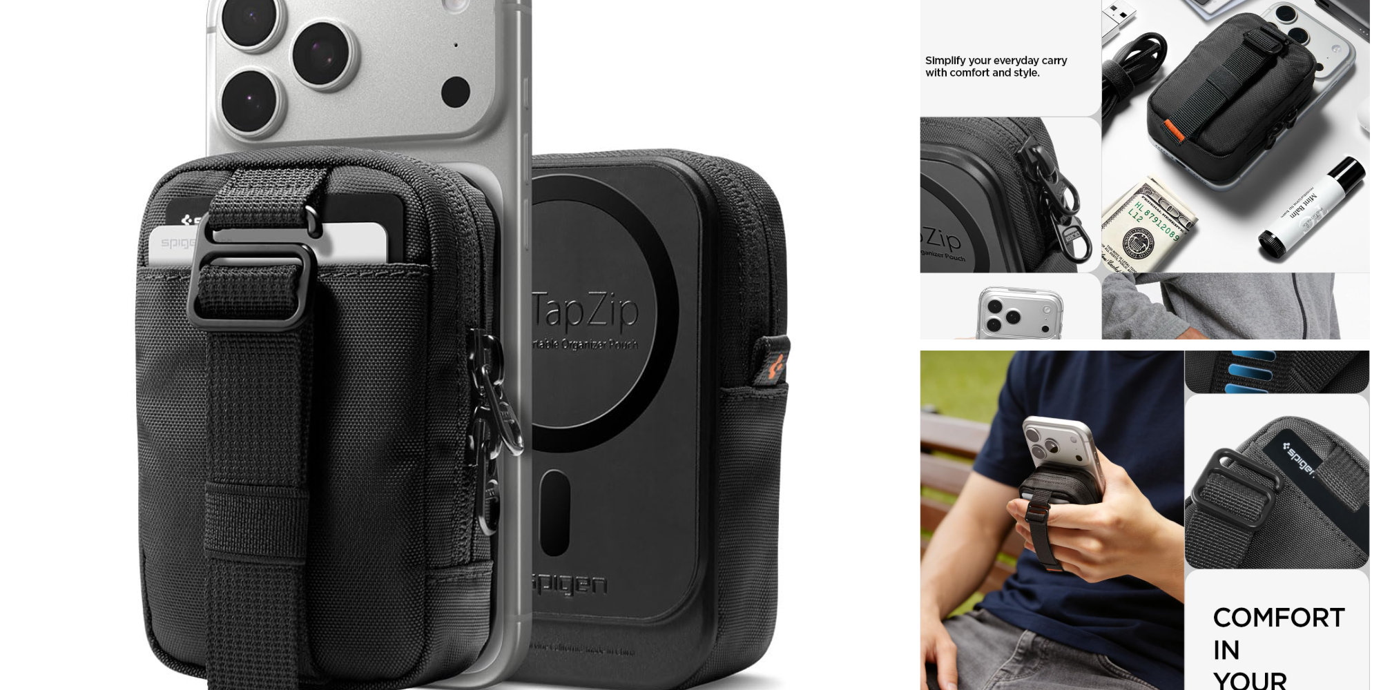 Spigen’s mini MagSafe iPhone backpack/EDC pouch now down at $27