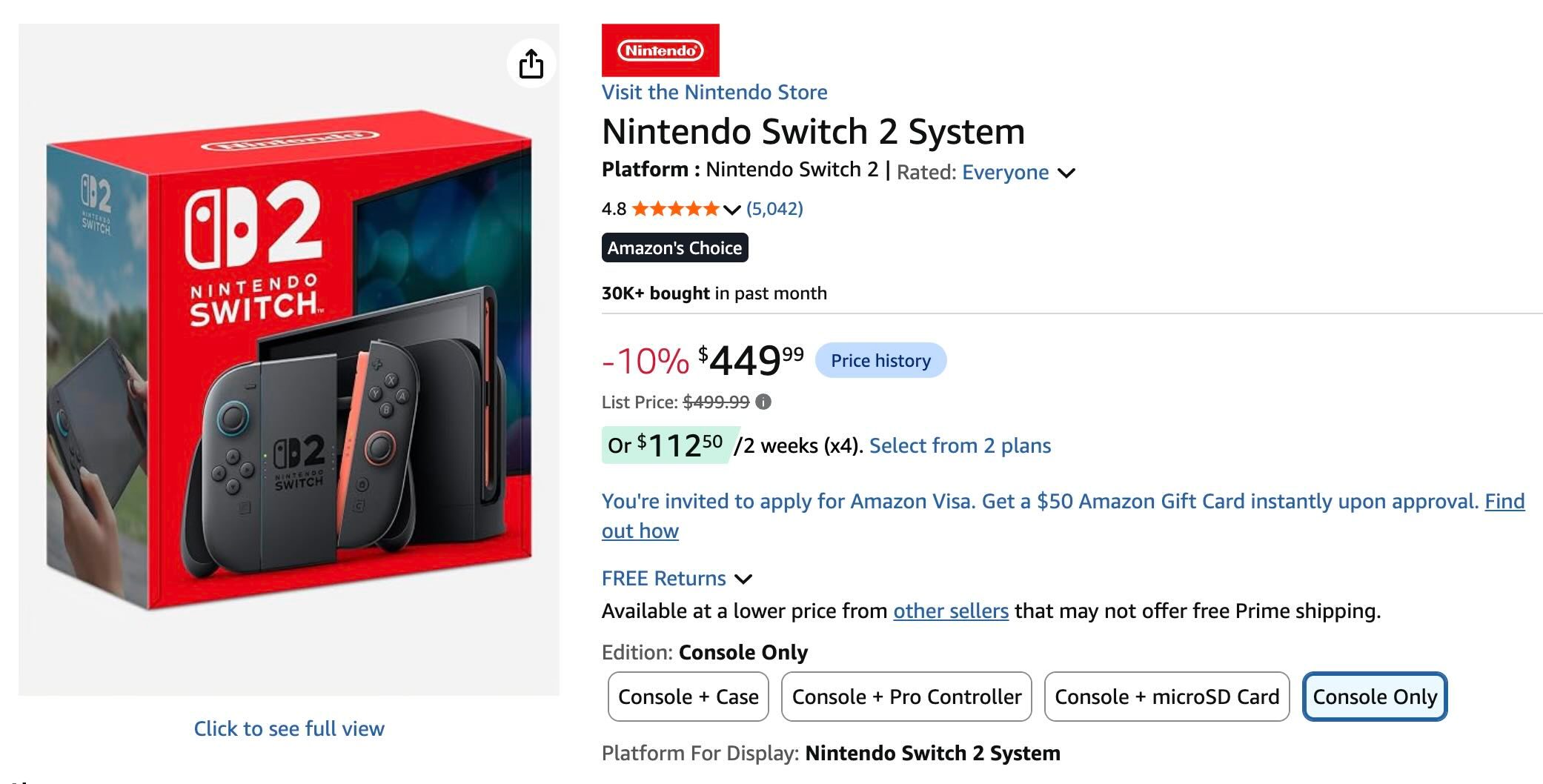A product box with a video game controller