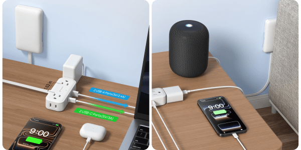 A device connected to a laptop