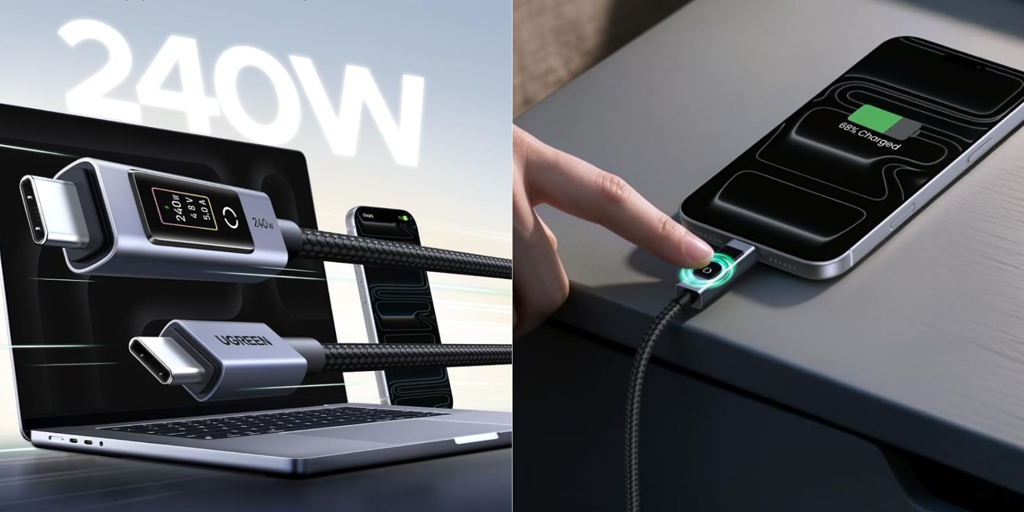 This 240W braided USB-C cable with a touch display lets you see exactly how fast your device is charging, and it’s just $17 today