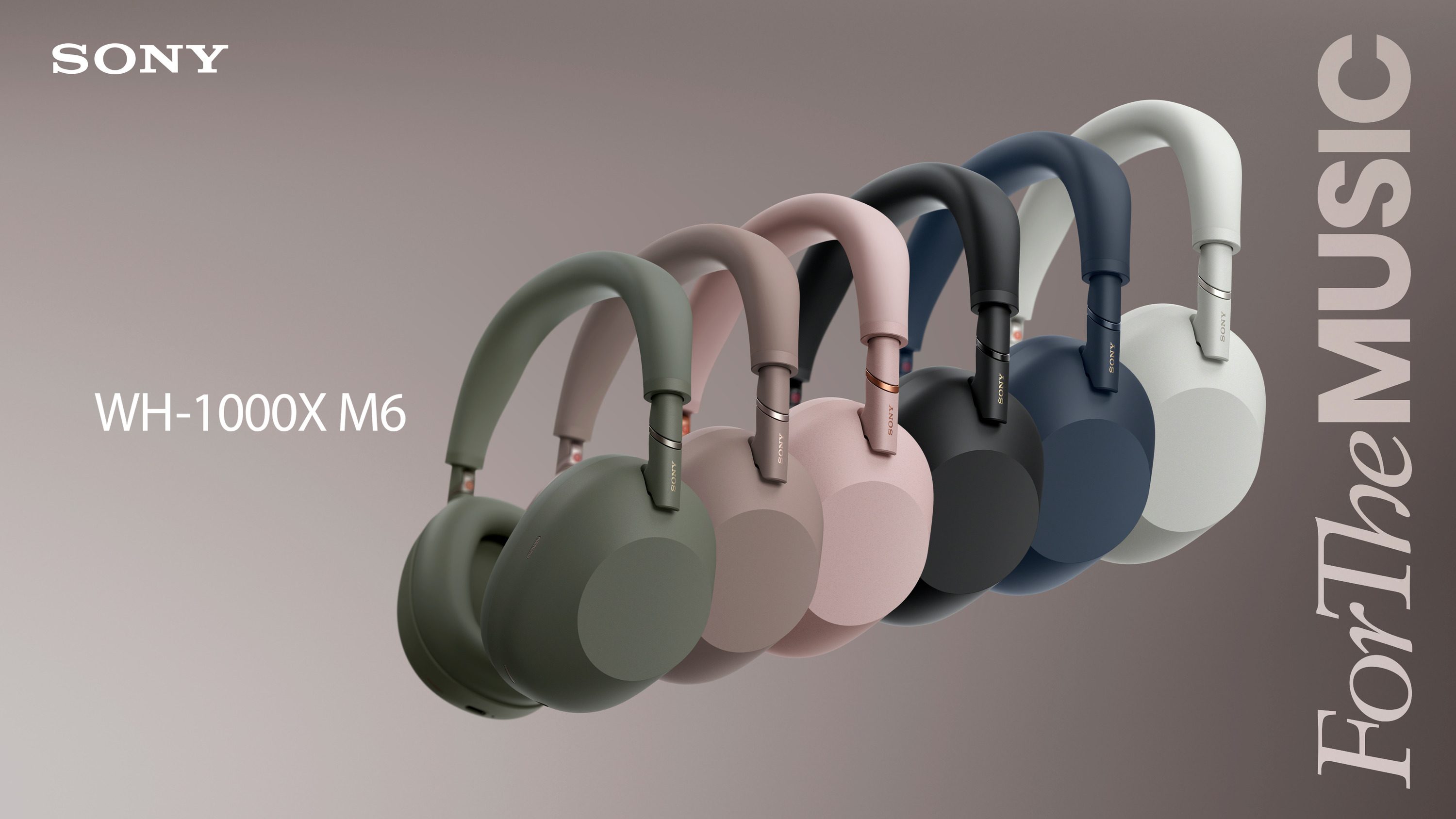 A group of headphones in different colors