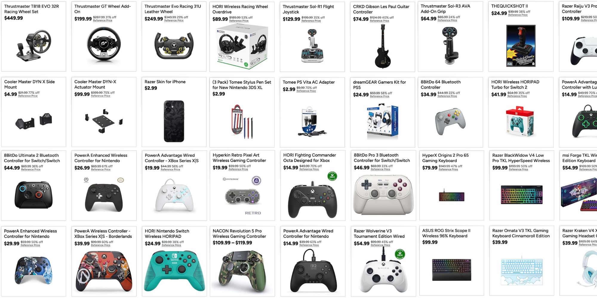 A screenshot of a video game controller