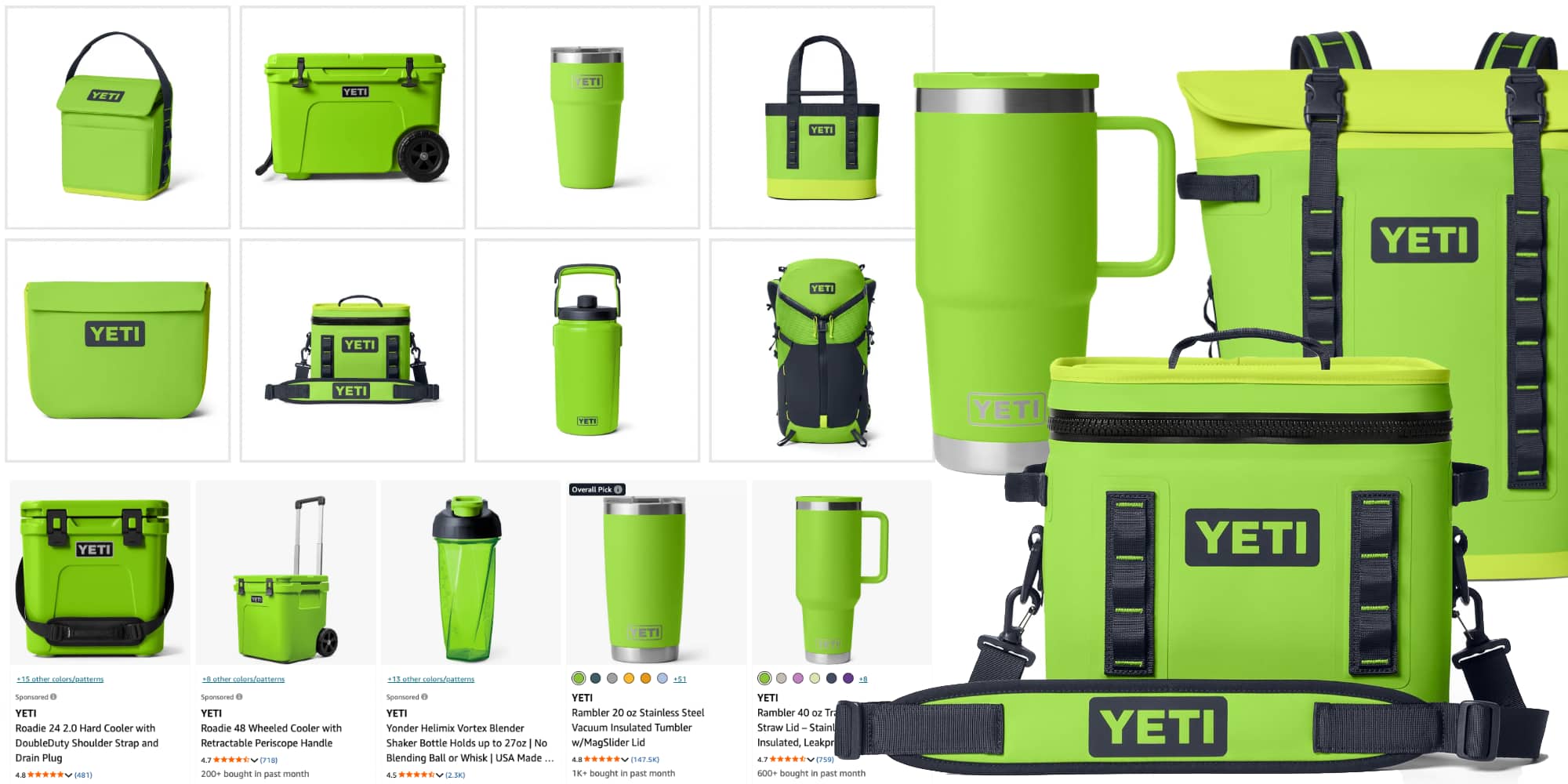 Amazon’s YETI Labor Day sale is now live from $20: Venom green Ramblers, coolers, more