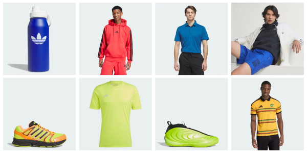 A collage of men wearing sports clothes