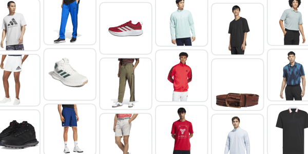 A collage of men's clothes