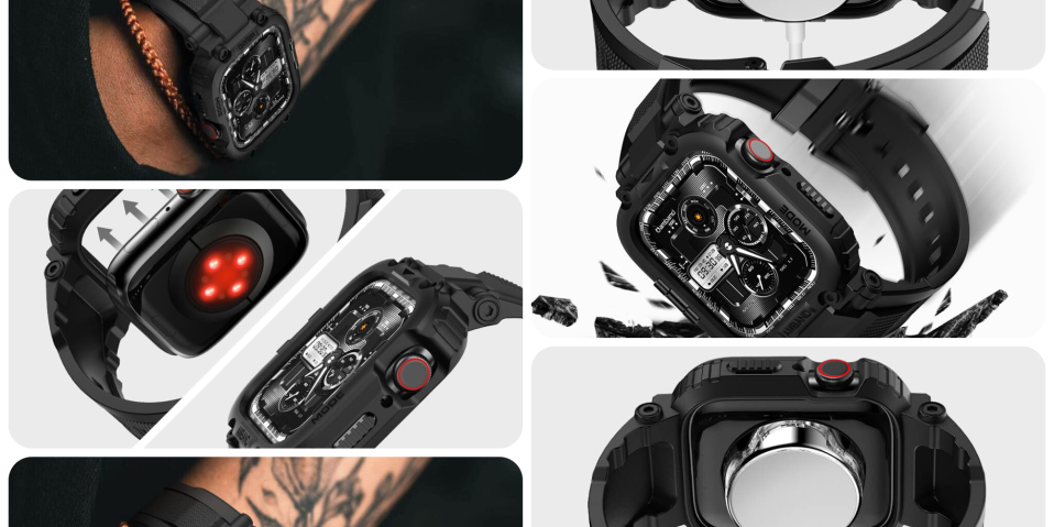 A close up of a watch