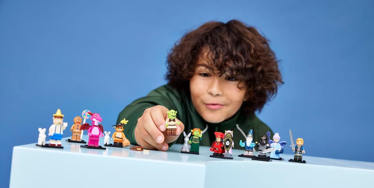 A child holding a toy