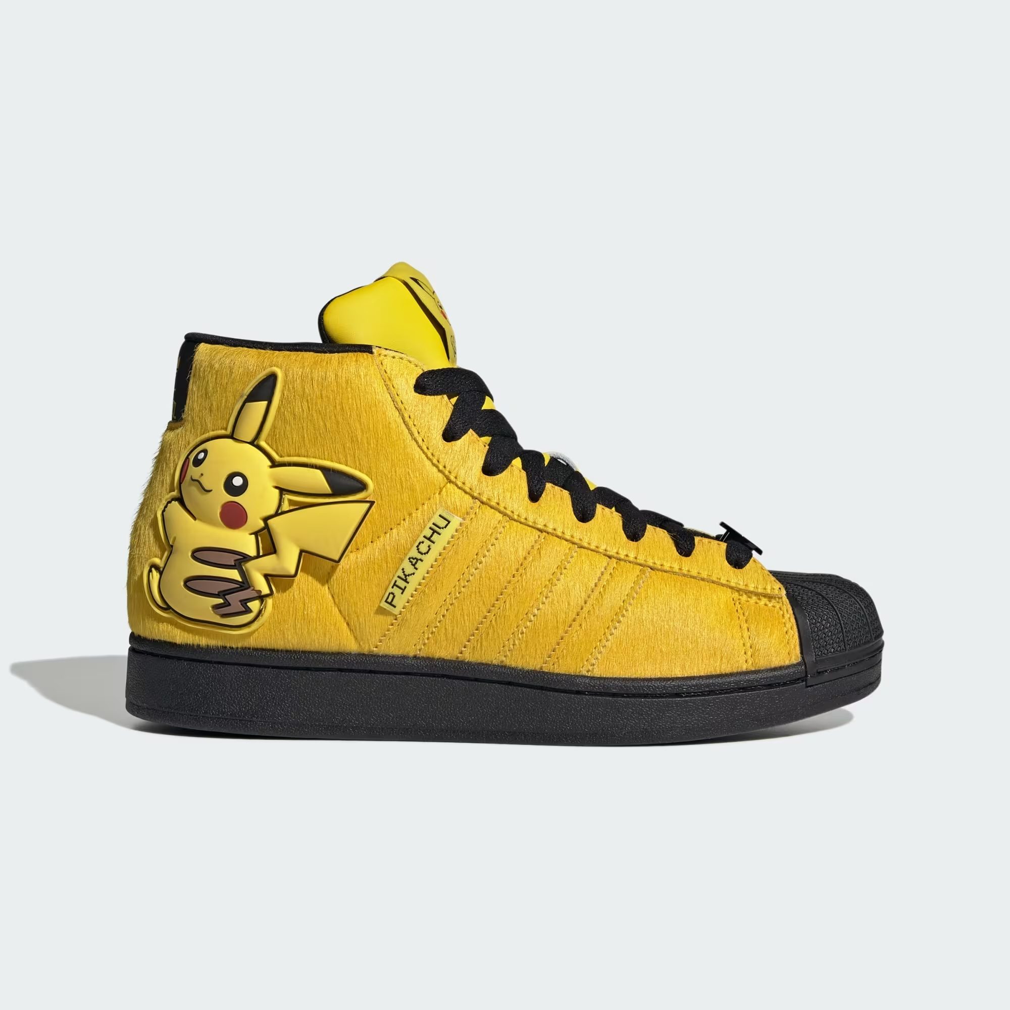 A yellow and black shoe