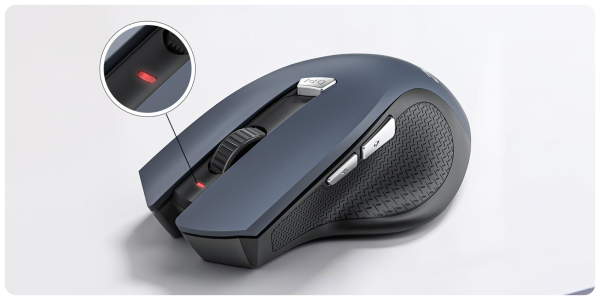 A close up of a computer mouse