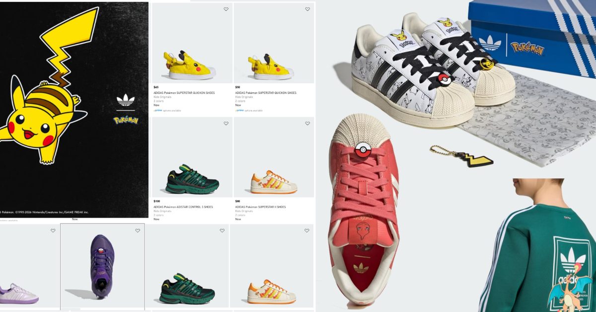adidas officially debuts new Pokémon 30th anniversary footwear and apparel