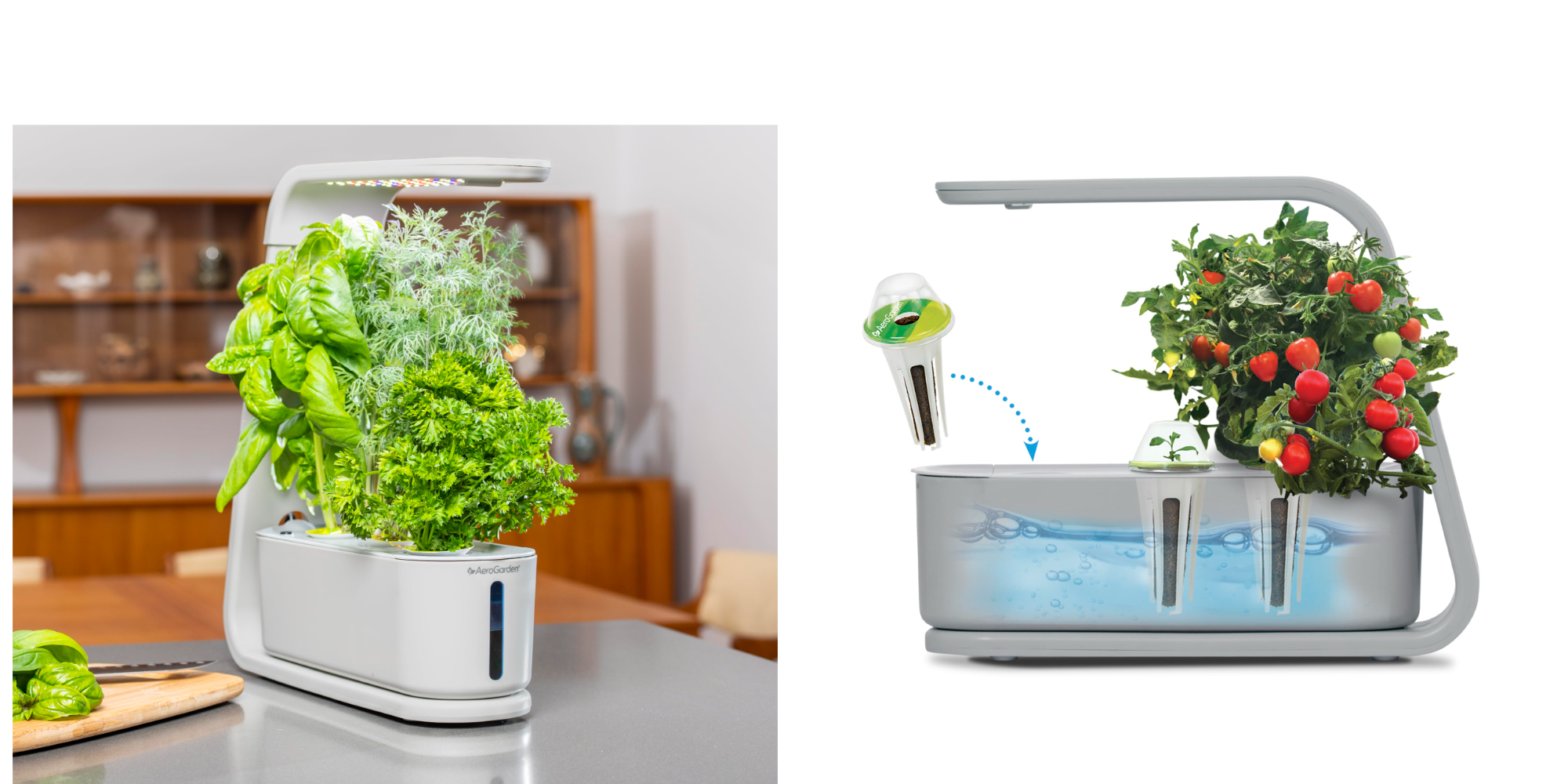 Save space while growing herbs right in your kitchen with AeroGarden’s Sprout indoor hydroponic system down at $34