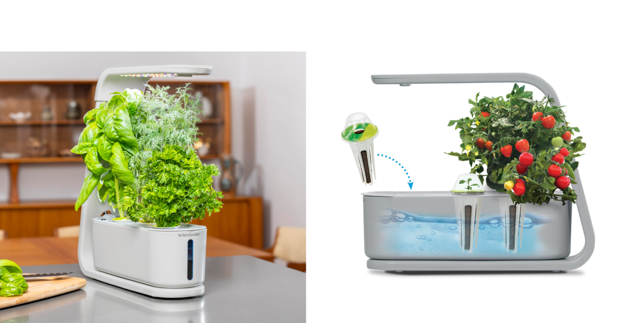 Save space while growing herbs right in your kitchen with AeroGarden’s Sprout indoor hydroponic system down at $34