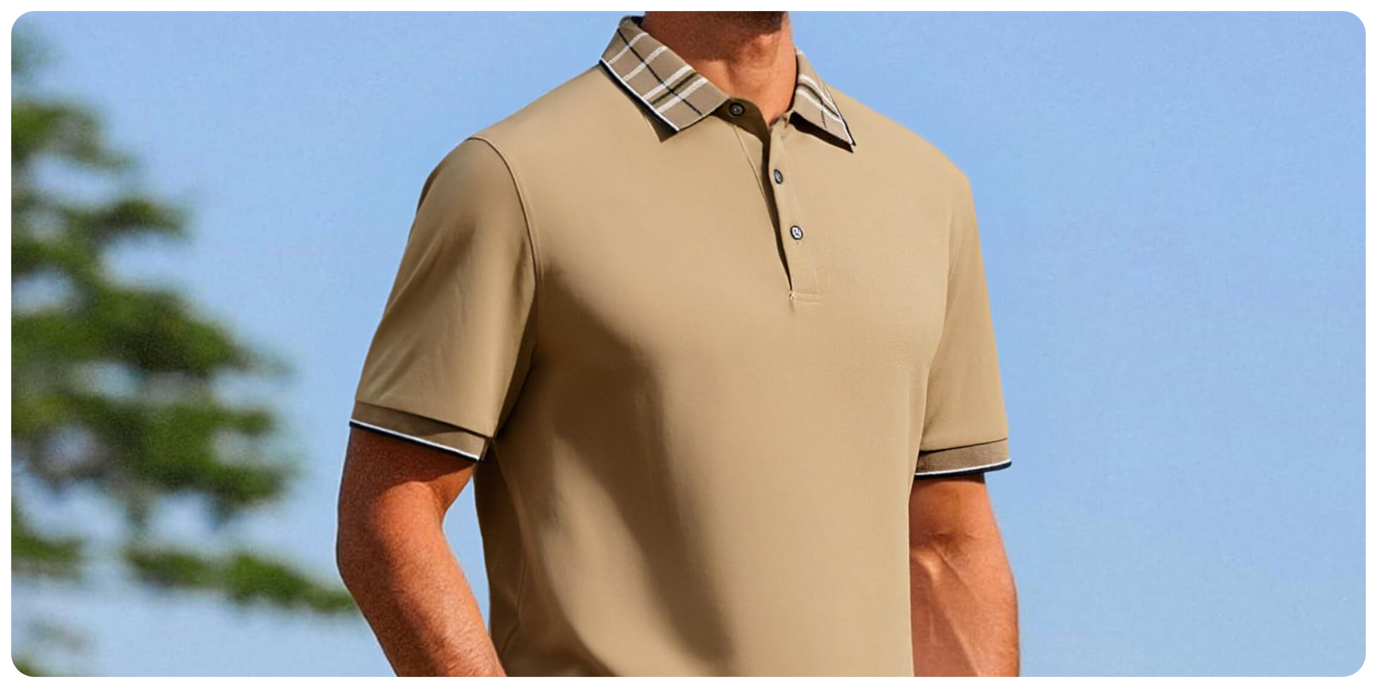This eye-catching khaki golf polo just hit $15 Prime shipped (Reg. $28)