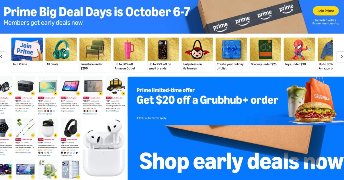 Early Amazon fall Prime Day deals now live: Apple, Pixel, Anker, off Grubhub, more Early Amazon fall Prime Day deals now live: Apple, Pixel, Anker, off Grubhub, more