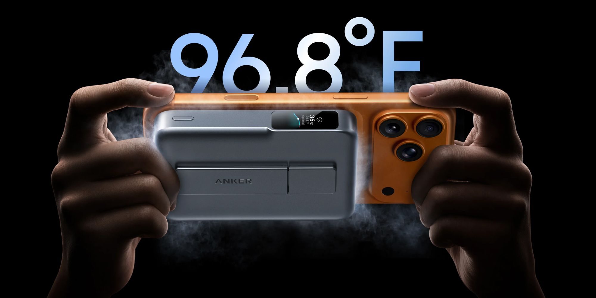 Image showing a render of a person holding Anker MagGo Pro 2.