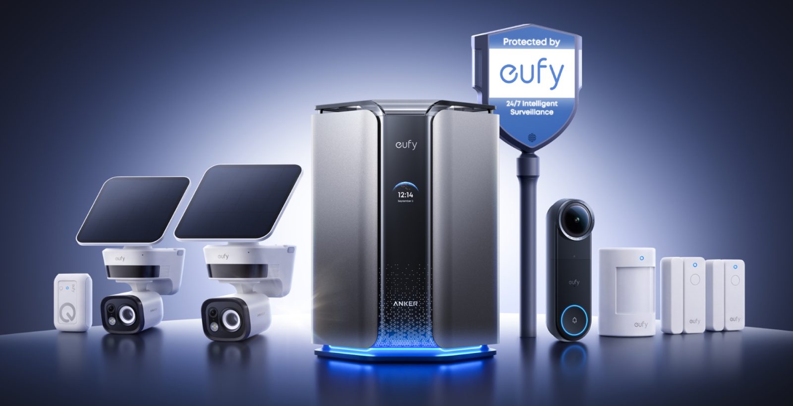 A group of electronic devices