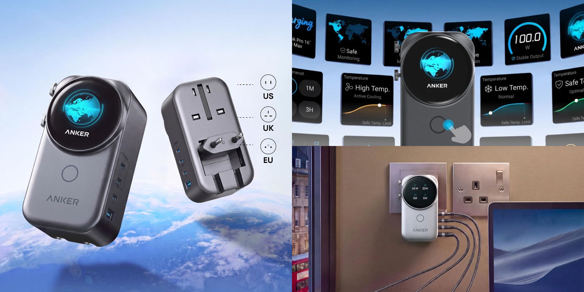 All-new Anker 4-in-1 100W Universal Smart Display charger now up for grabs – works in ‘200+ countries and regions’