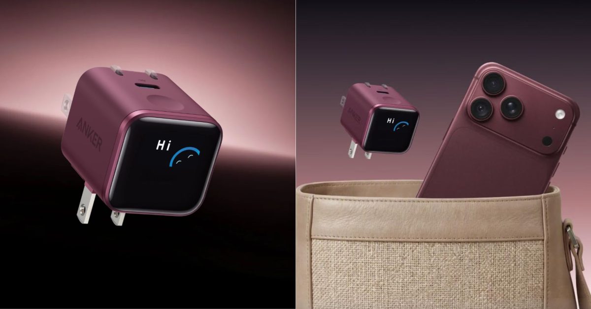 Anker’s slick new Burgundy 45W Nano charger is now at Amazon to match your iPhone 18 Pro