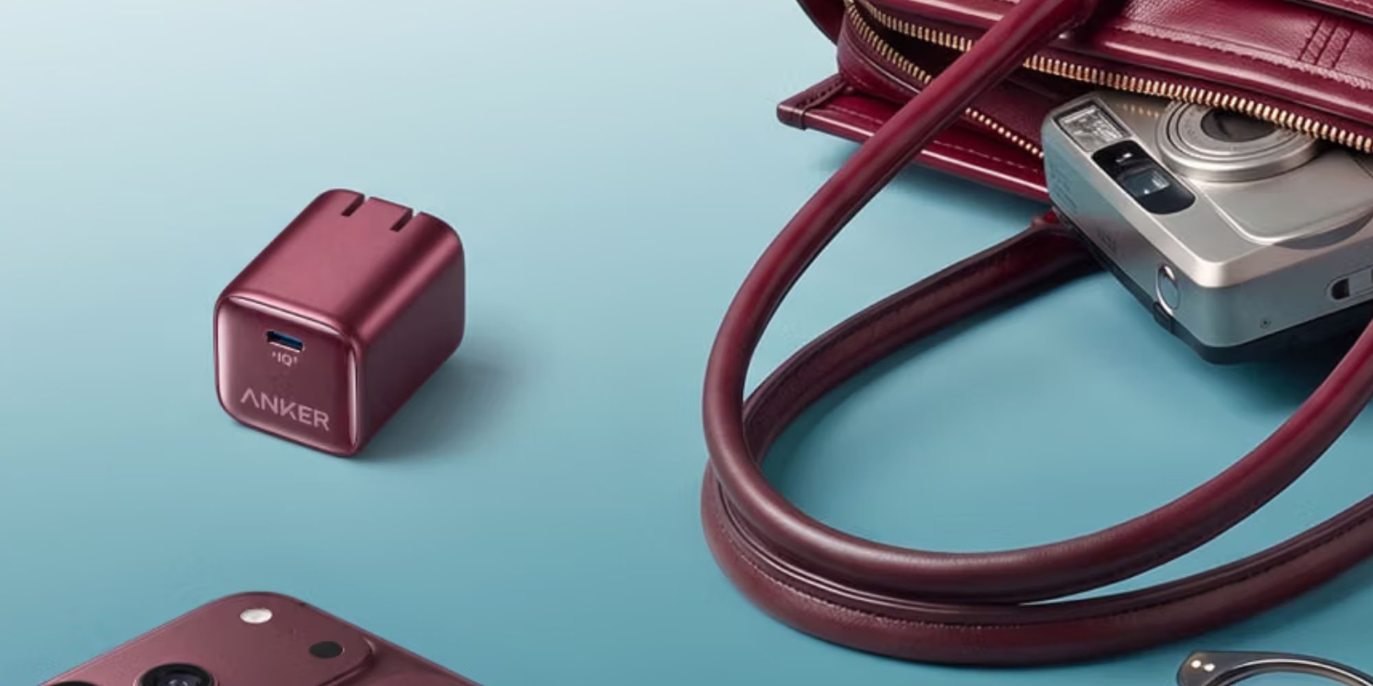 A close up of a bag