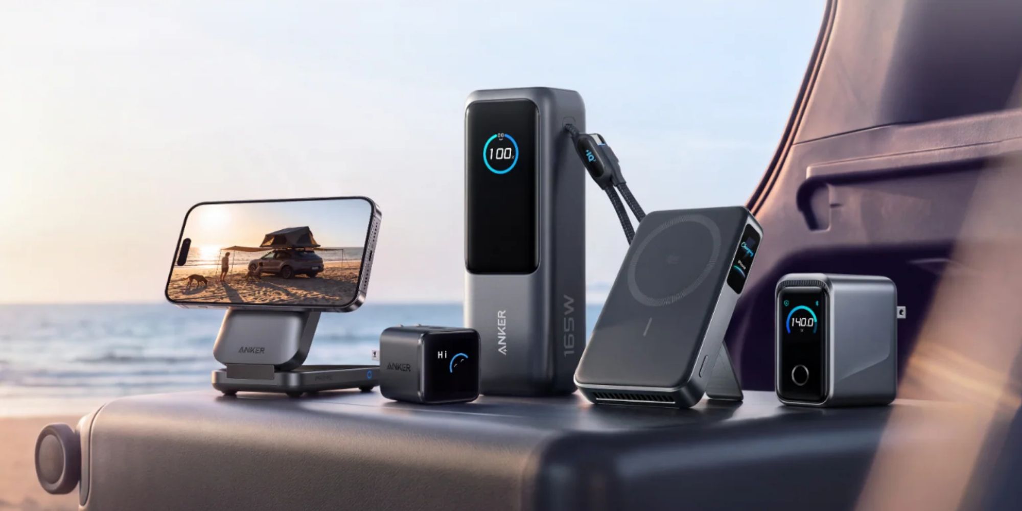 A group of electronic devices