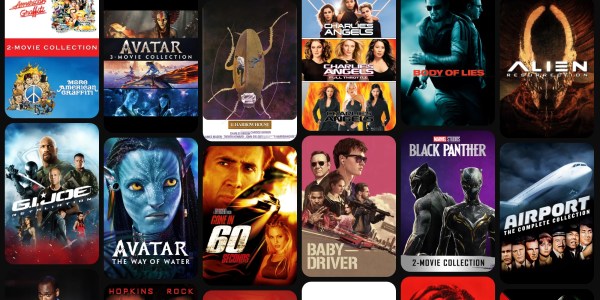 A collage of movies