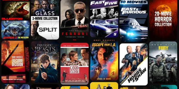 A collage of movies