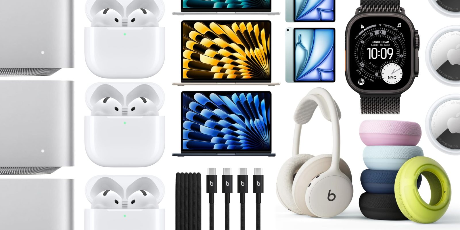 A collage of electronics
