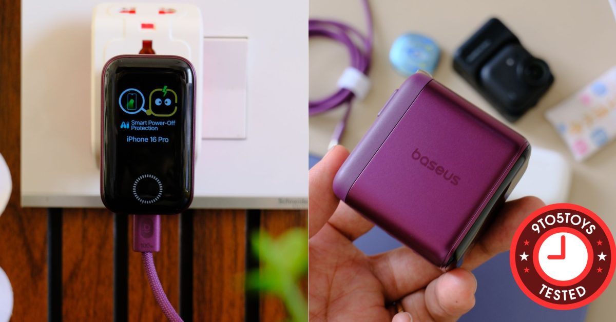 Hands-on with Baseus’ tiny PicoGo Pro – a sleek 100W smart display charger for your new Dark Cherry iPhone 18 Pro [Deal]