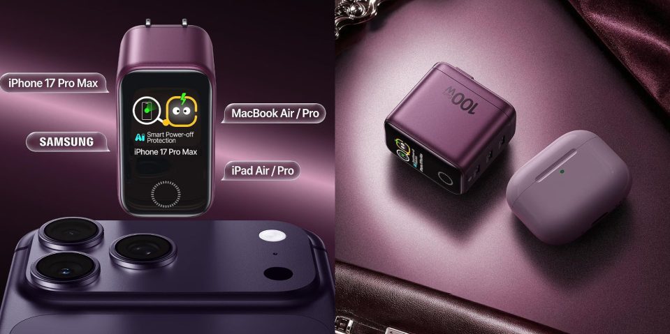 Image showing renders of Baseus' PicoGo Pro charger.