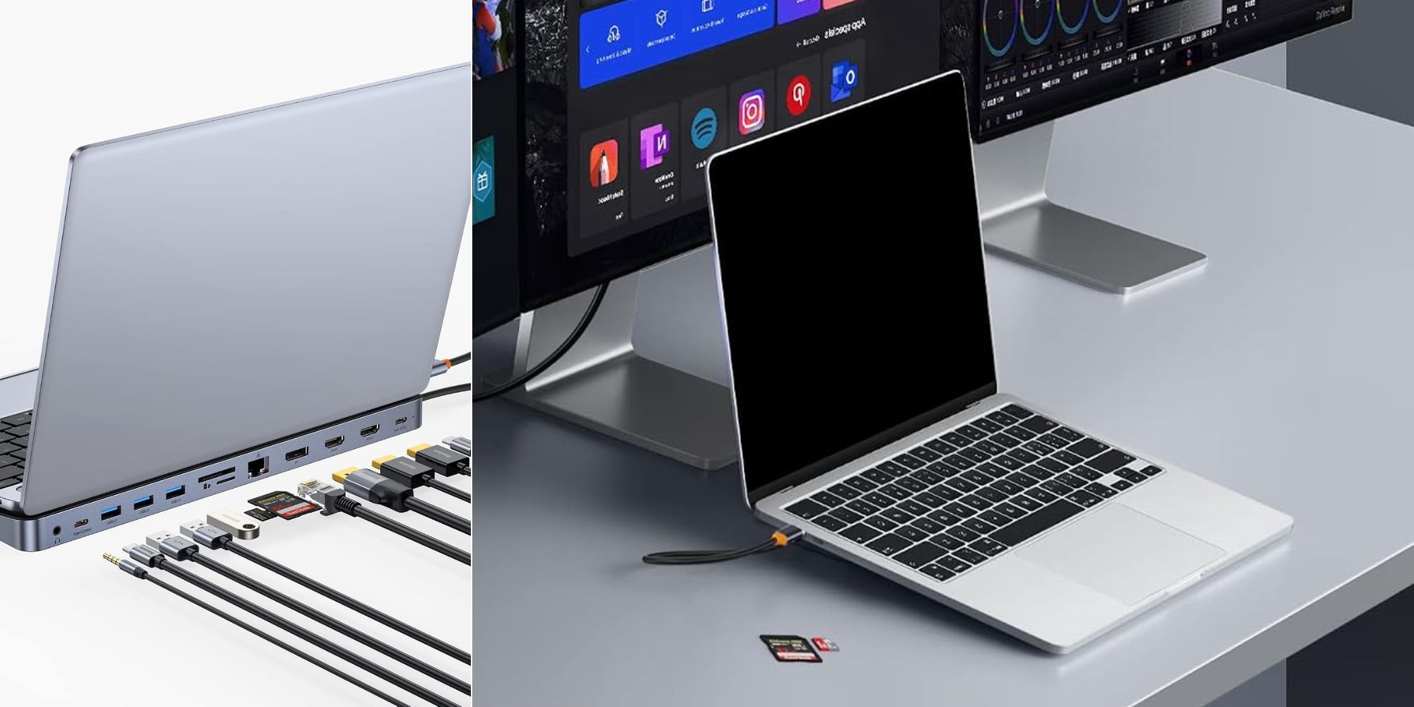 A laptop with a black screen