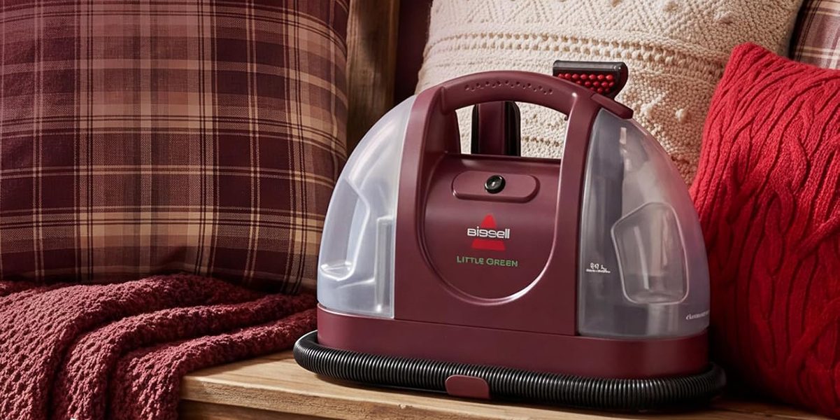 A vacuum cleaner on a table