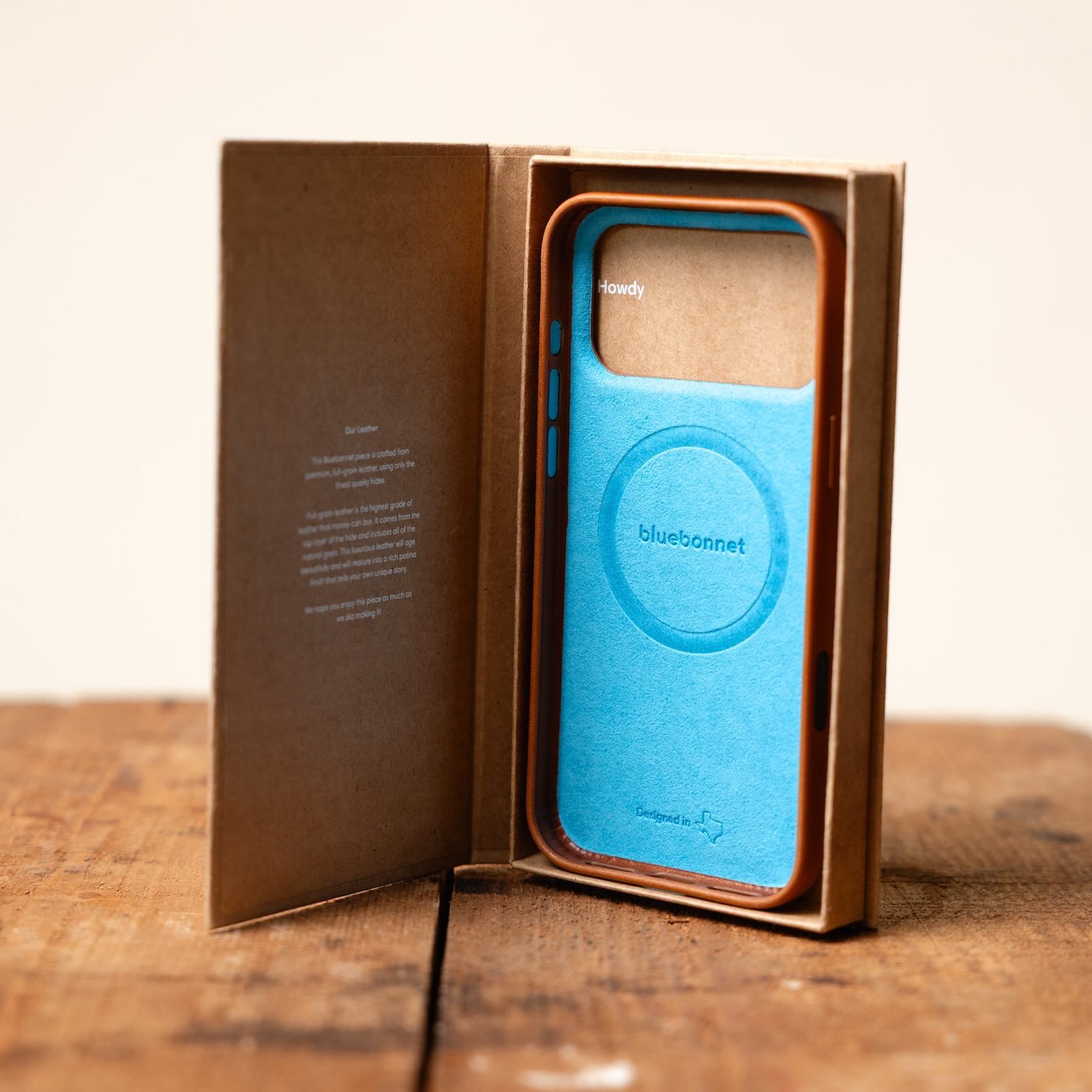 A cell phone in a box