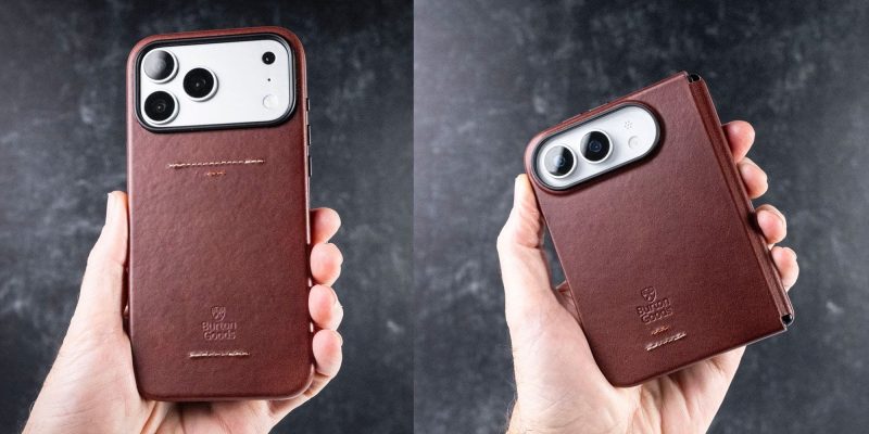 Burton Goods leather iPhone 18 Pro-Duo cases