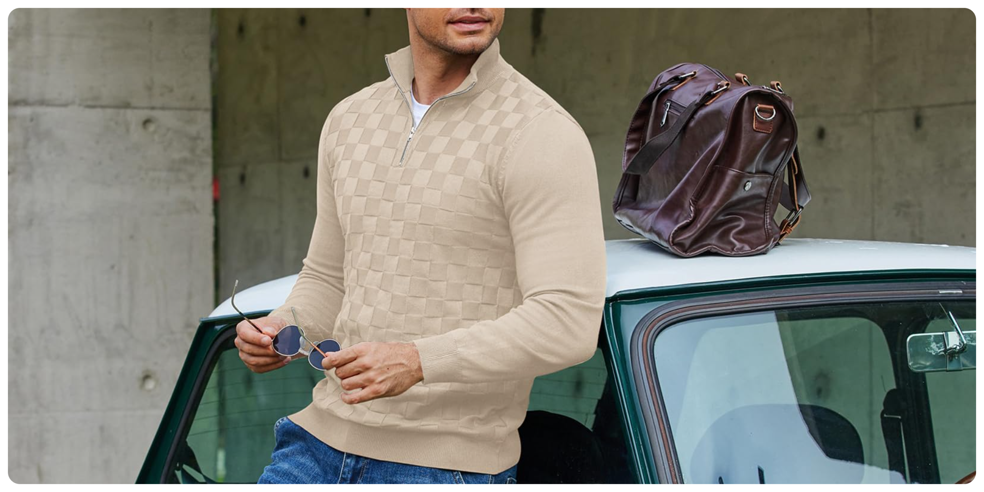 Checkered Jacquard sweater falls to $20 Prime shipped across loads of colorways